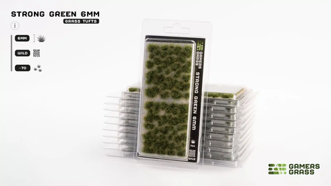 Gamers Grass Laser Plants Strong Green (Wild) (6mm)