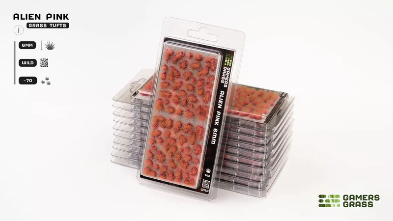 Gamers Grass: Laser Plants: Alien Pink (Wild) (6mm)