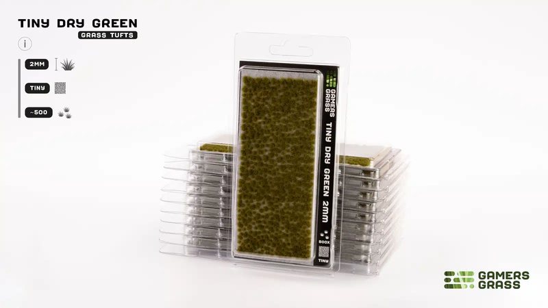 Gamers Grass: Laser Plants: Tiny Dry Green (2mm)