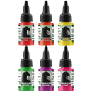 Monument Hobbies Pro Acryl Fluorescents Set - 6 Colors