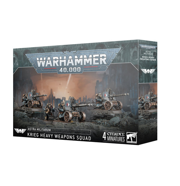 Warhammer 40K: Astra Militarum - Krieg Heavy Weapons Squad