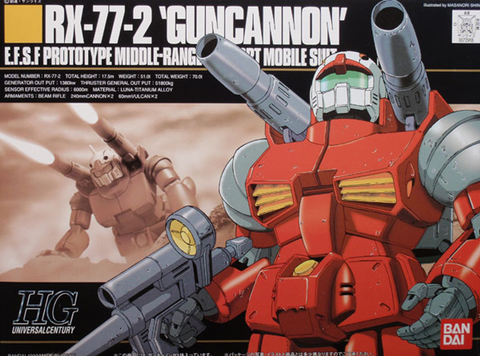 HGUC 1/144 #001 RX-77-2 Guncannon