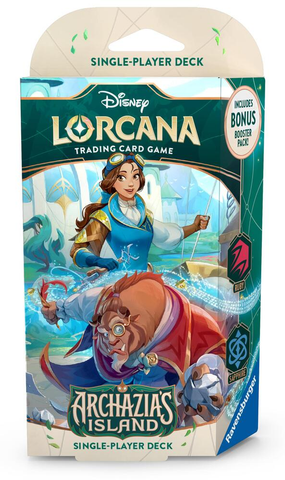 Disney Lorcana: Archazia's Island starter deck ruby and sapphire