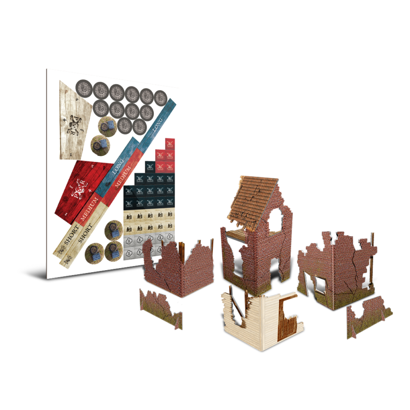 Port Royal Tokens and Terrain Punchboard Set