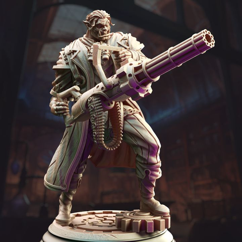 Dapper Half-Orc Artificer - Tomas Lumens | DM Stash | DnD | Fantasy | Miniature