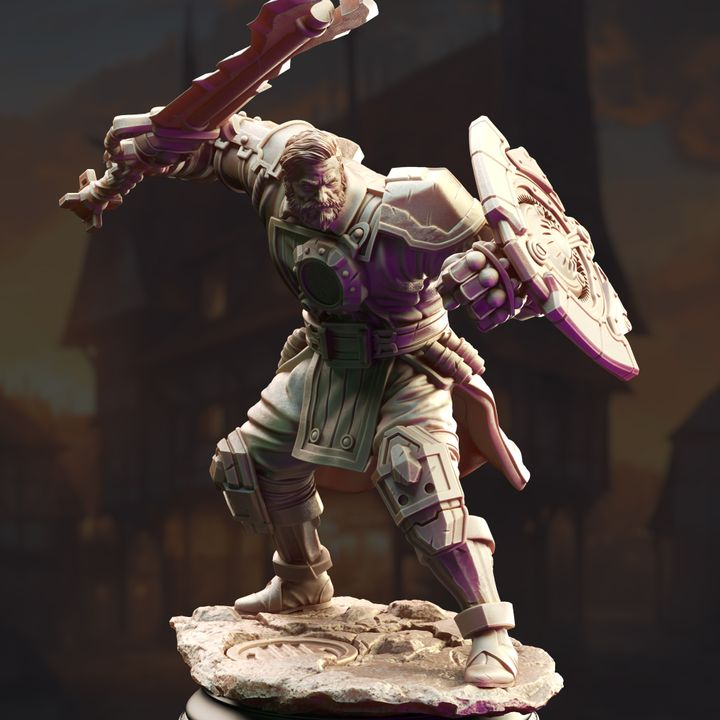 Human Artificer Enforcer - Brandyn Broadoak | DM Stash
