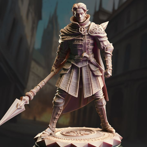 Human Spear Master - Korthis | DM Stash | DnD | Fantasy | Miniature