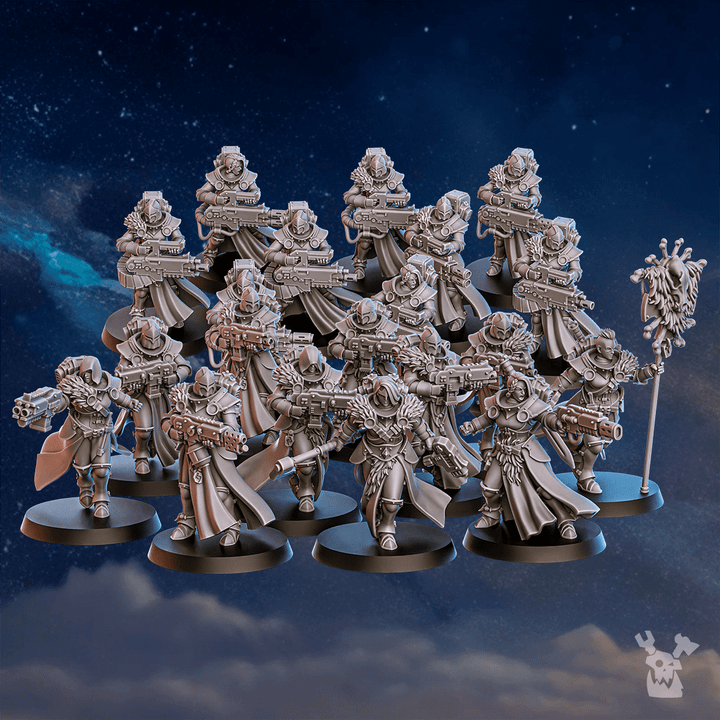 White Fangs Hunters Squad x20 | DakkaDakka | Grim Dark