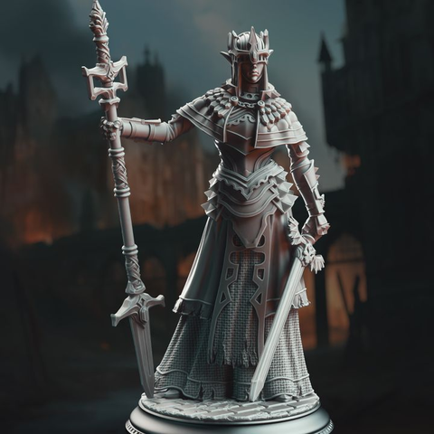 Half-Elf War Maiden Cleric - Evana the Proselytizer | DM Stash