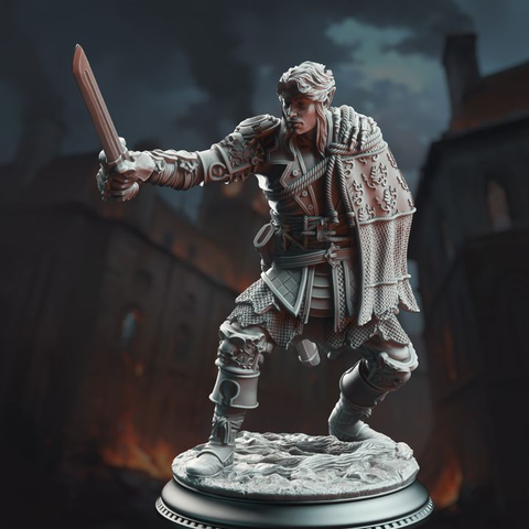 Half-Elf Swashbuckler - Corin of Lamhet | DM Stash