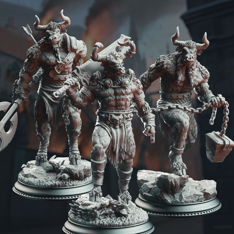 Minotaur Warriors of the Labrinth's Depths | DM Stash