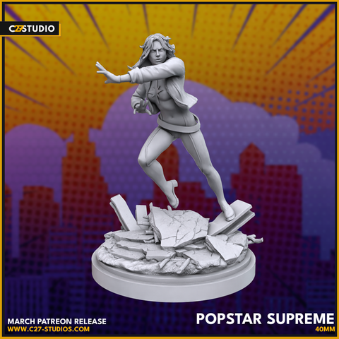 Dazzler 40mm Scale Miniature | Crisis Protocol Proxy | C27