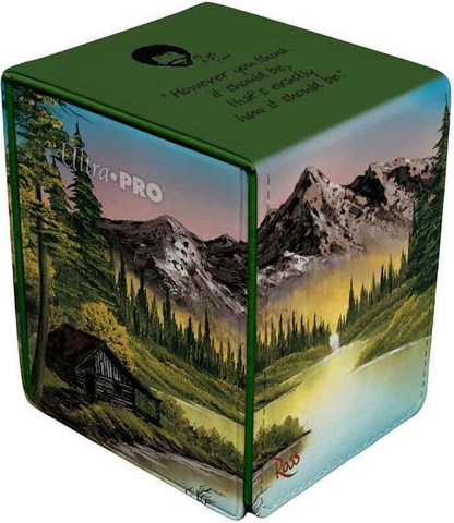 Bob Ross Alcove Flip Deck Box - Mountain Retreat - Ultra Pro Deck Boxes