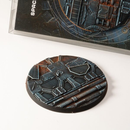 Gamers Grass Spaceship Corridor Premade Round Bases 80mm (1 Pack)