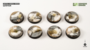 Gamers Grass Winter Premade Round Bases 28mm (8 Pack)