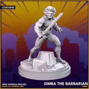 Lion-O (Thundercats) 40mm Scale Miniature | Crisis Protocol Proxy | C27