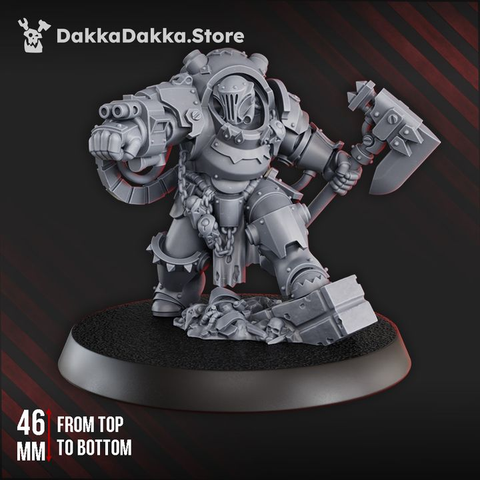 Gorgwork Commander In Heavy Armor | DakkaDakka | Grim Dark