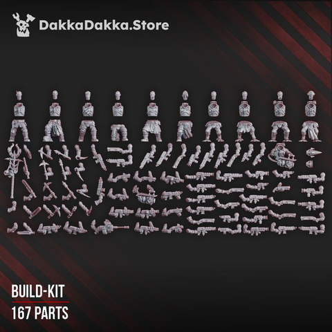 Liquidation Team of the Cosmic Harvester (build kit) | DakkaDakka | Grim Dark