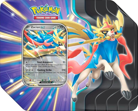 Pokemon TCG: Slashing Legends Tin (Zacian ex)