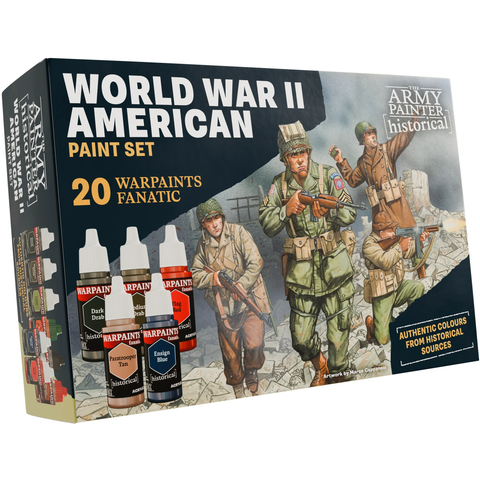The Army Painter: Historical World War II American Paint Set