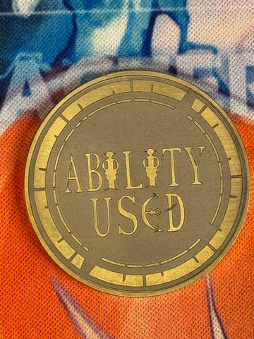 One Piece TCG Ability Used Token | OP TCG | Metal Tokens | Custom | Engraved