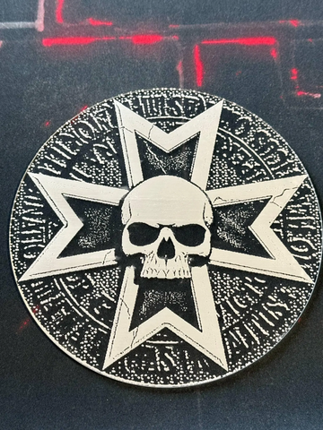 Objective Marker | 177.8mm | 7inches | Custom Acrylic | Grim Dark |