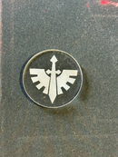 Objective Token | 40mm | Custom Acrylic | Grim Dark | Objective Marker