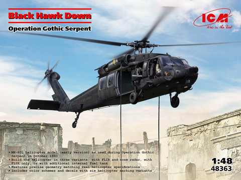 1/48 Black Hawk Down Operation Gothic Serpent