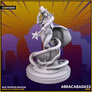 Zatanna Witch 40mm Scale Miniature | Crisis Protocol Proxy | C27
