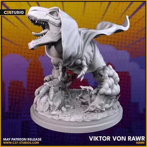 Doom Rex 40mm Scale Miniature | Crisis Protocol Proxy | C27