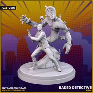 Absolute Martian Manhunter 40mm Scale Miniature | Crisis Protocol Proxy | C27