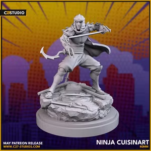 Shredder 40mm Scale Miniature | Crisis Protocol Proxy | C27