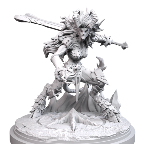 Magik (Demon Form) 40mm Scale Miniature | Crisis Protocol Proxy | C27