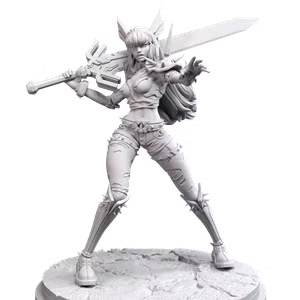 Magik (Rivals) 40mm Scale Miniature | Crisis Protocol Proxy | C27