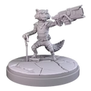 Rocket Raccoon (Wastelanders) 40mm Scale Miniature | Crisis Protocol Proxy | C27