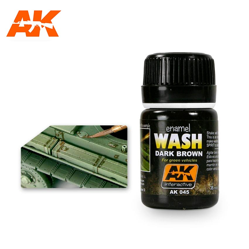 AK Interactive Dark Brown Wash