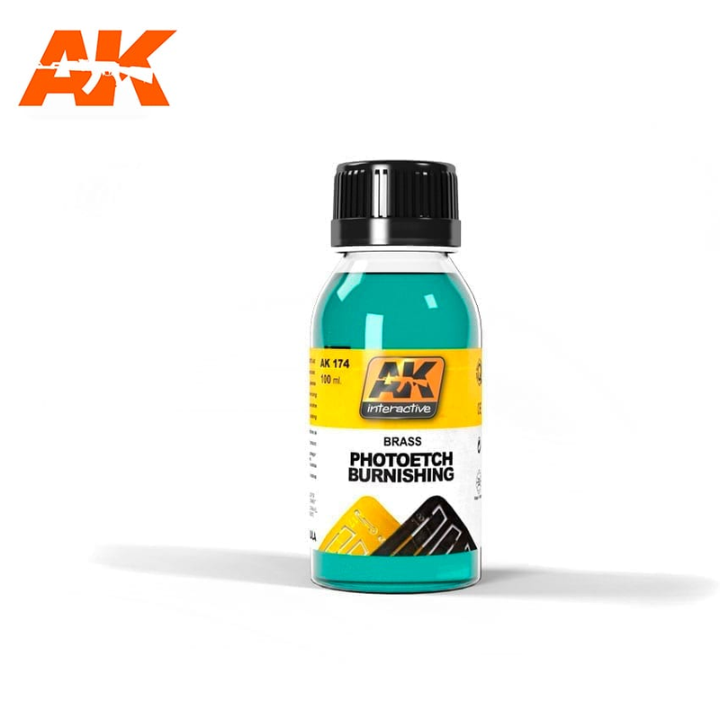 AK Interactive Brass Photoetch Burnishing Liquid