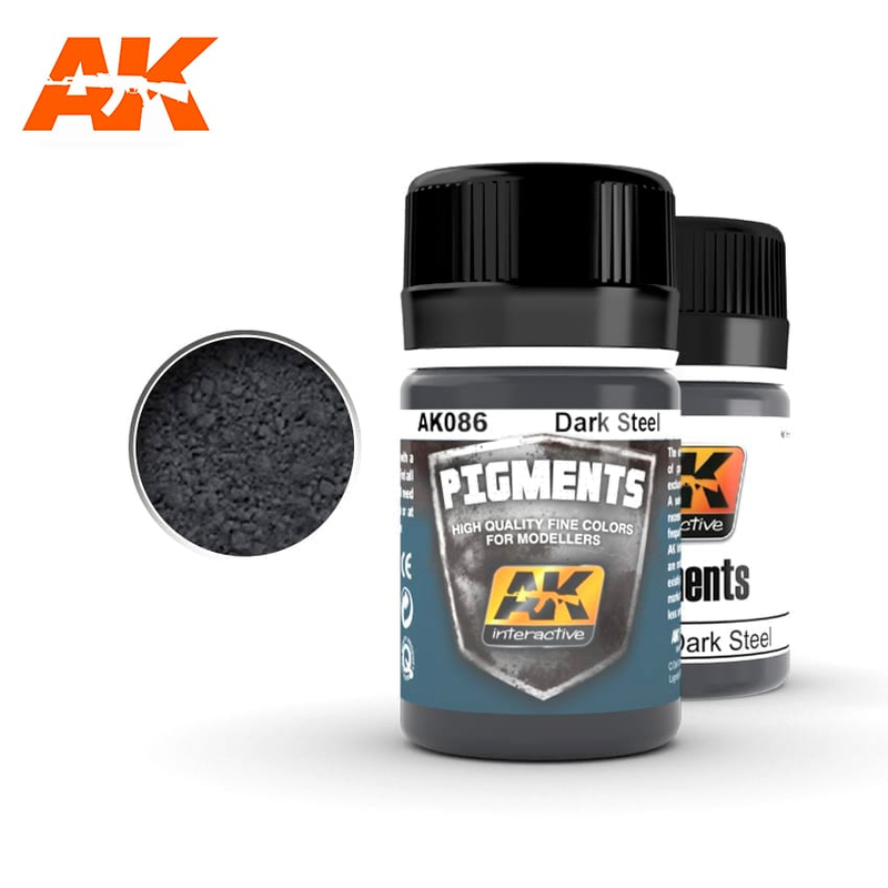 AK Interactive Dark Steel Pigment