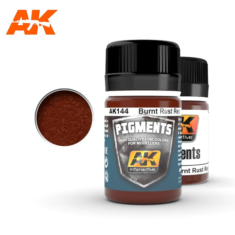 AK Interactive Burnt Rust Red Pigment