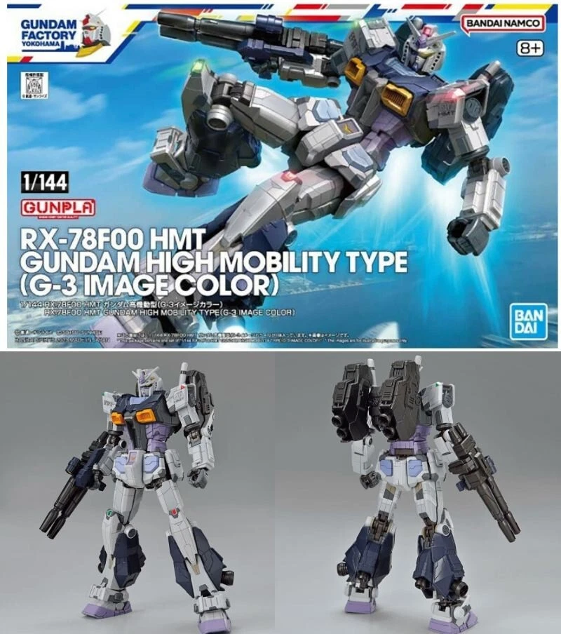 Gunpla: 1/144 RX-78F00 HMT Gundam High Mobility Type G-3 Image Color Model