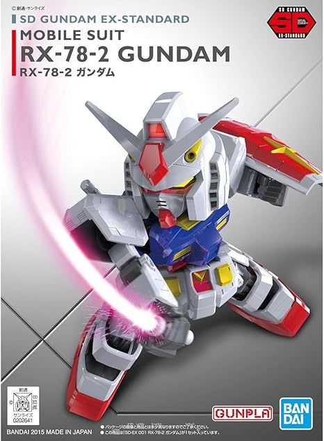Gunpla: Bandai Hobby SD EX-Standard RX-78-2 Gundam Action Figure
