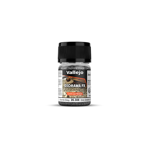 Vallejo Diorama FX: Landscape Textures- Granite Grey (0.5-2.0 mm), 35 ml