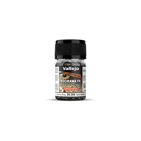 Vallejo Diorama FX: Landscape Textures- Granite Grey (2-5 mm), 35 ml