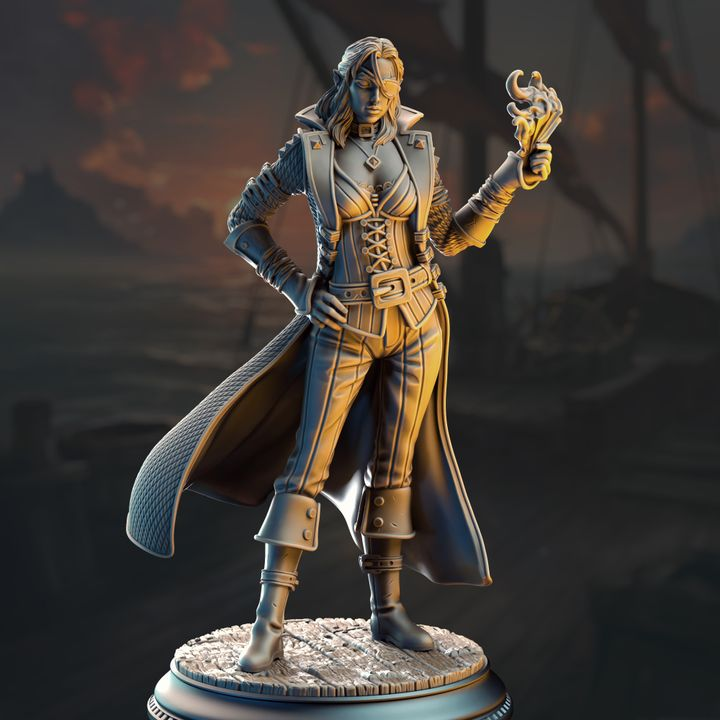 Elf Pirate Gambler Rogue - Charlotte-Anne | DM Stash