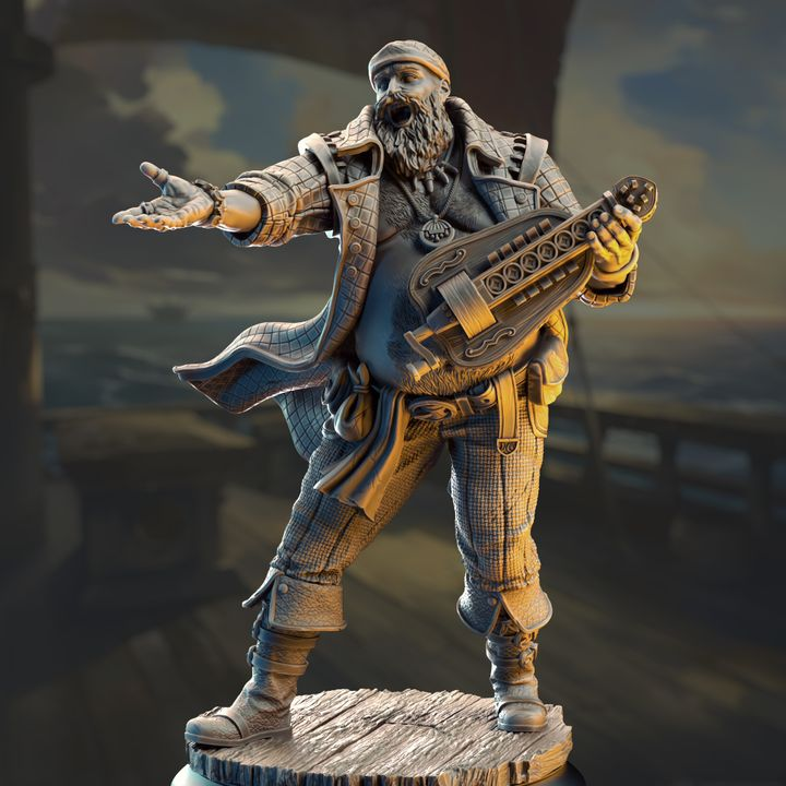 Hurdy Gurdy Pirate Bard - Bossman Bill | DM Stash