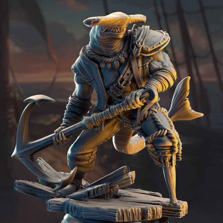 Sharkman Pirate Enforcer - Baz "Smiley" Armstrong | DM Stash