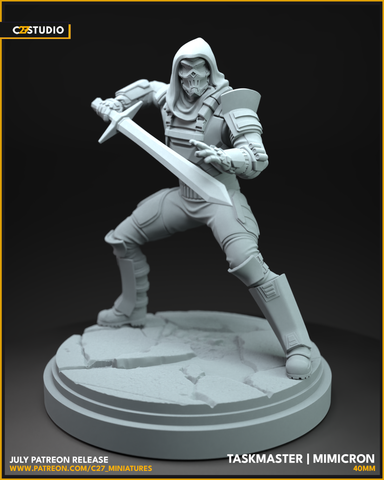 Taskmaster (Avengers) 40mm Scale Miniature | Crisis Protocol Proxy | C27