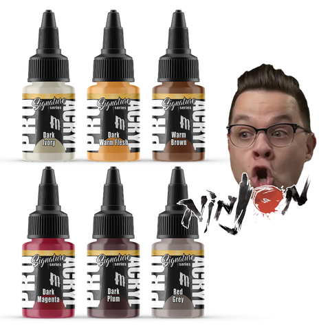 Monument Hobbies Pro Acryl Signature Series Ninjon Signature Set 6 Colors