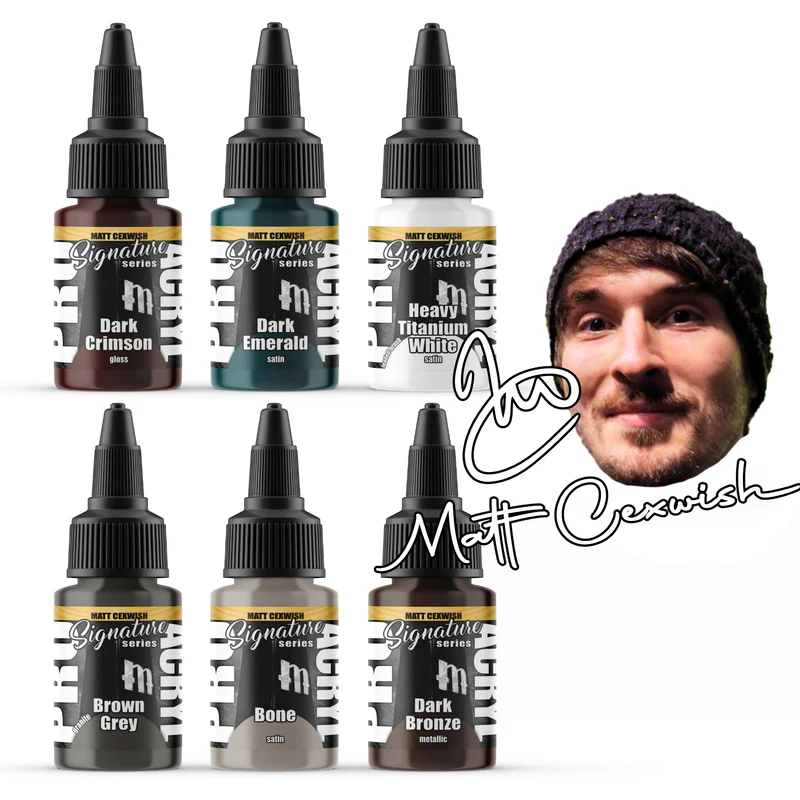 Monument Hobbies Pro Acryl Signature Series Matt Cexwish Signature Set 6 Colors