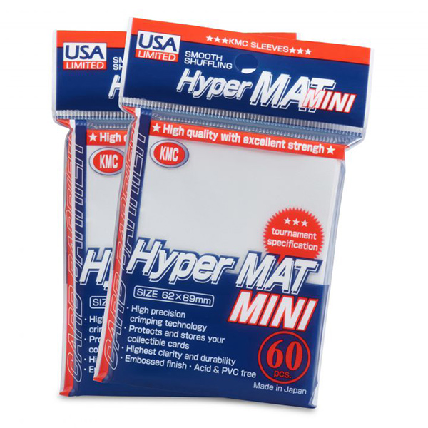 KMC: Mini Hyper Matte White Sleeves